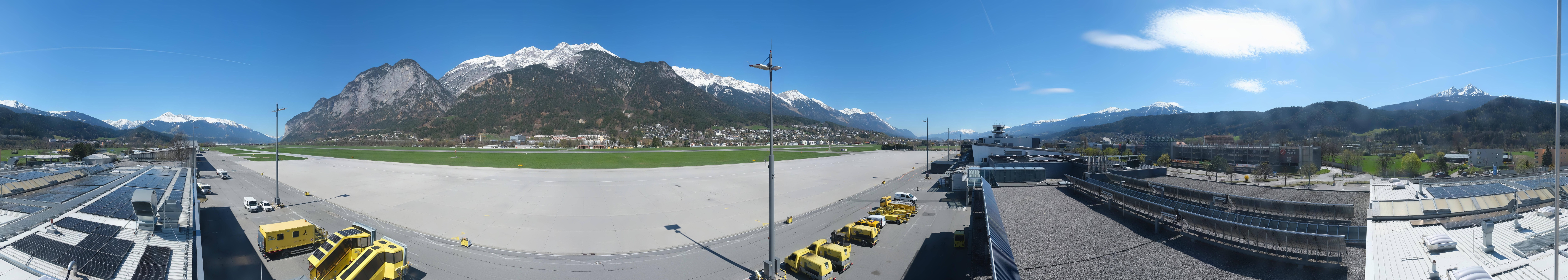 Archiv Foto Webcam Panorama Innsbruck Flughafen