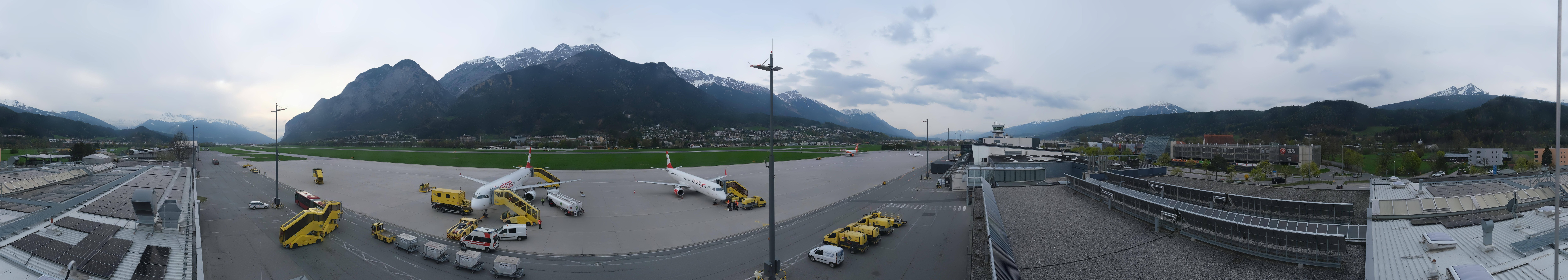 Archiv Foto Webcam Panorama Innsbruck Flughafen