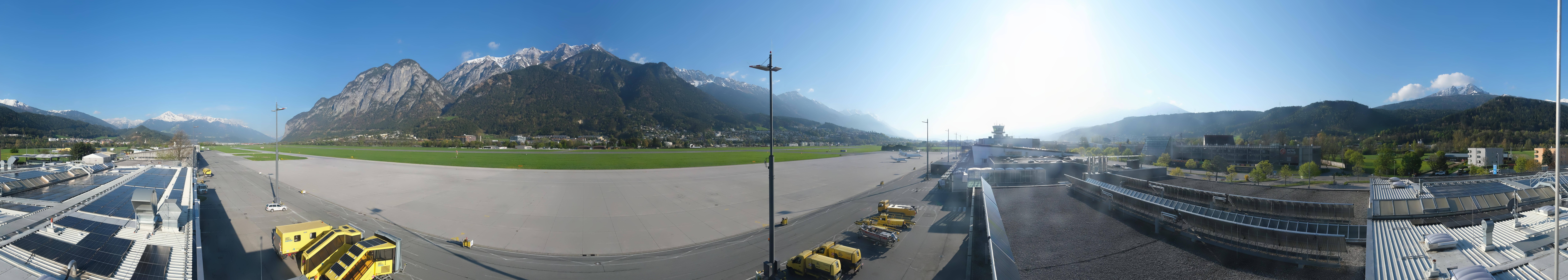 Archiv Foto Webcam Panorama Innsbruck Flughafen
