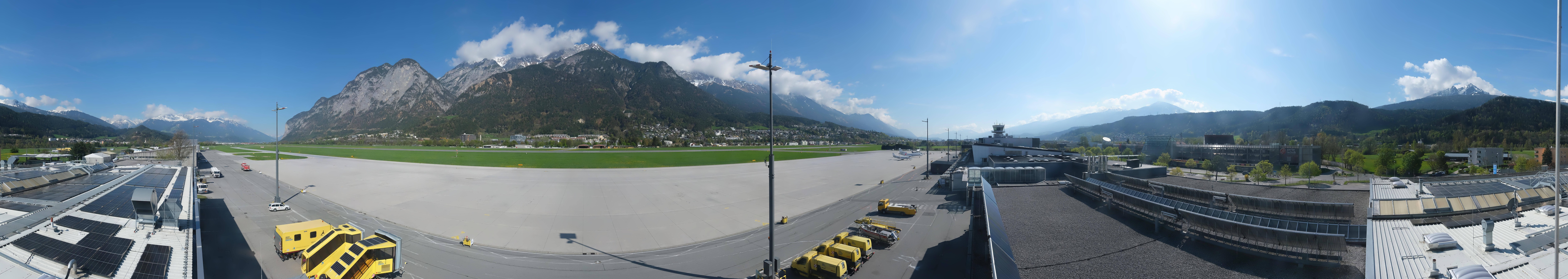 Archiv Foto Webcam Panorama Innsbruck Flughafen