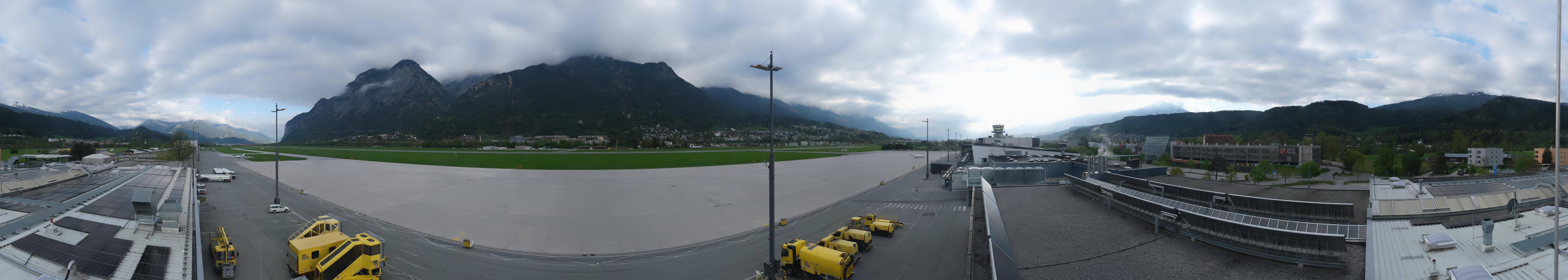 Archived image Webcam Airport Innsbruck Panorama