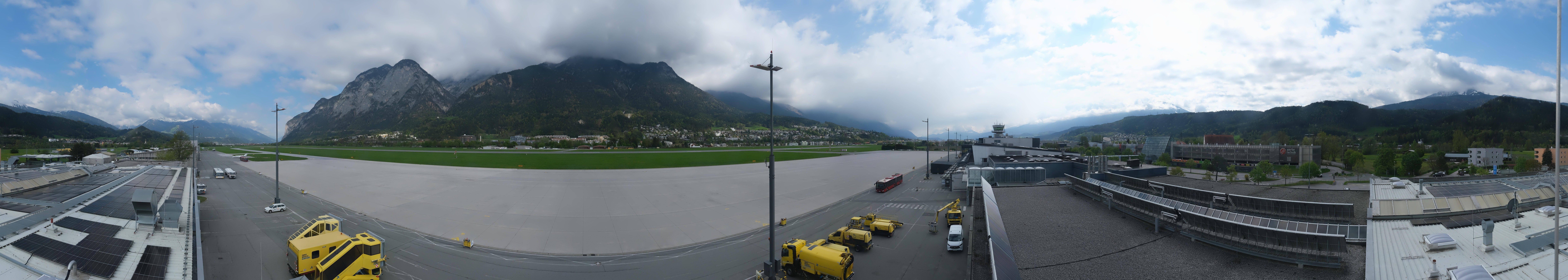 Archived image Webcam Airport Innsbruck Panorama