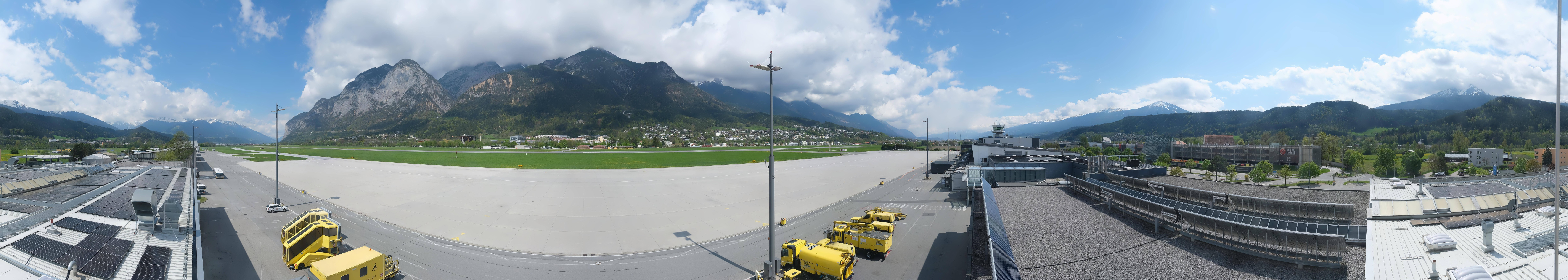 Archiv Foto Webcam Panorama Innsbruck Flughafen