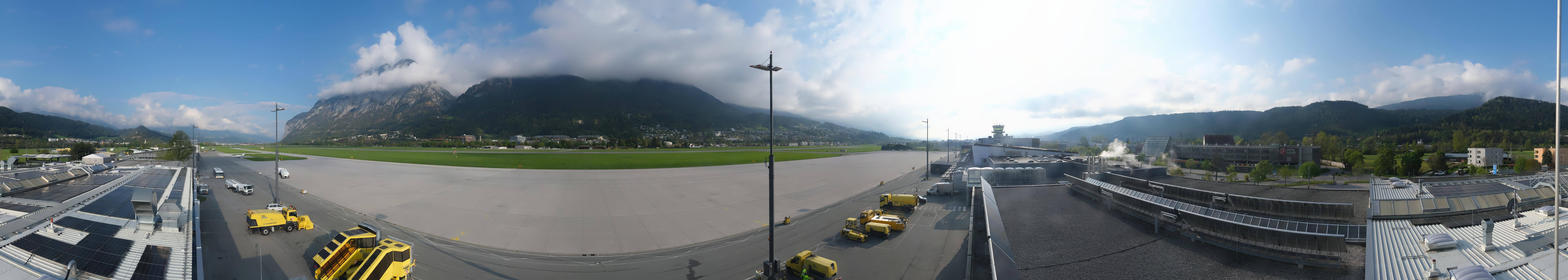 Archiv Foto Webcam Panorama Innsbruck Flughafen