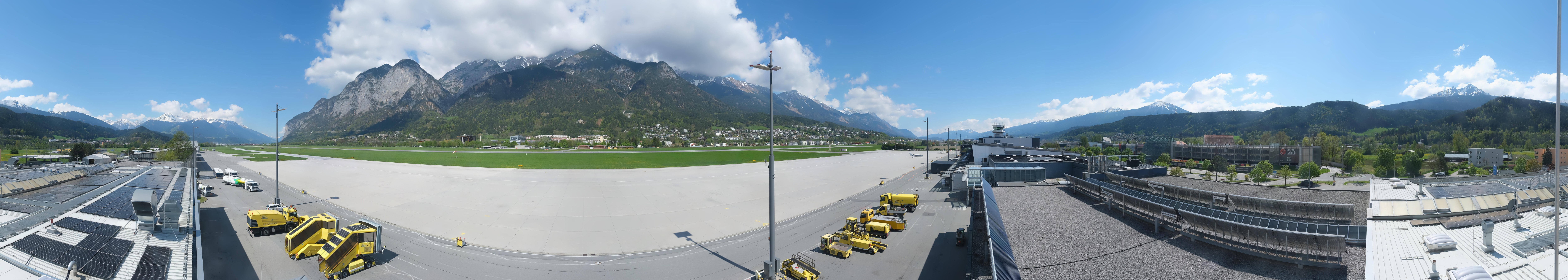 Archiv Foto Webcam Panorama Innsbruck Flughafen