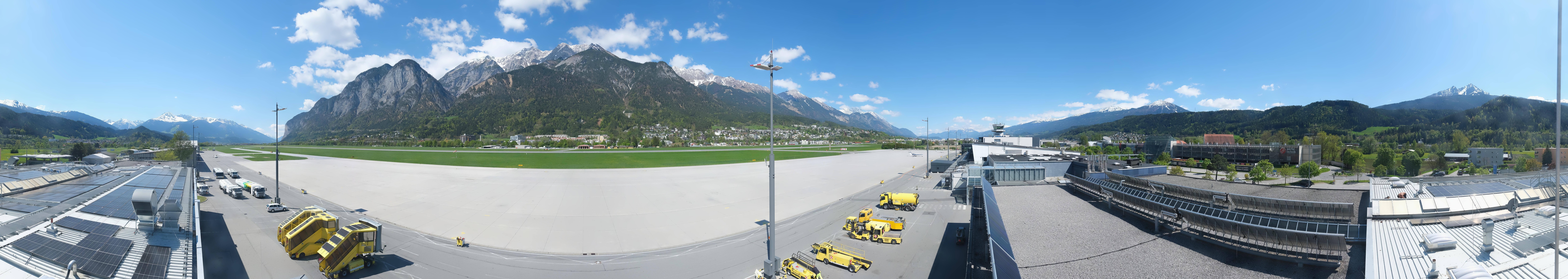 Archiv Foto Webcam Panorama Innsbruck Flughafen