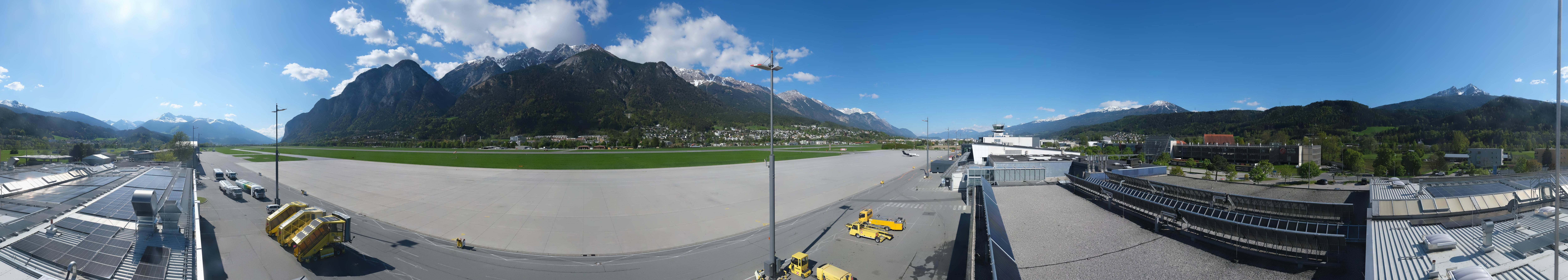 Archiv Foto Webcam Panorama Innsbruck Flughafen