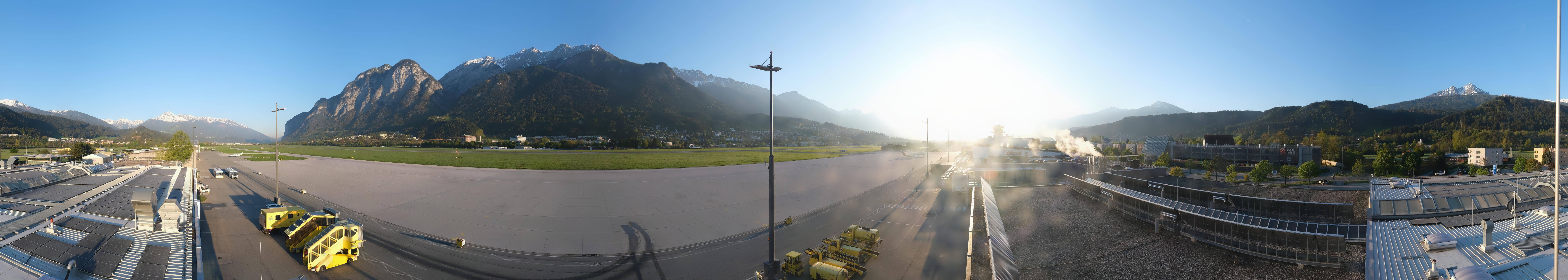 Archiv Foto Webcam Panorama Innsbruck Flughafen