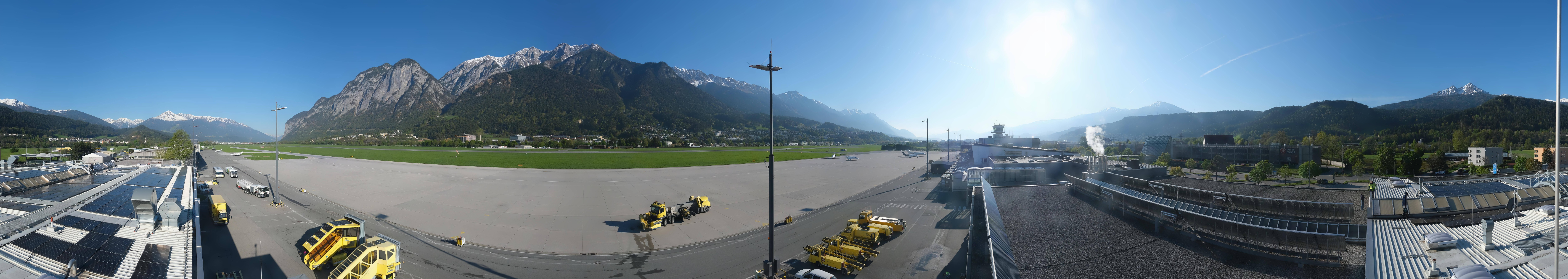 Archiv Foto Webcam Panorama Innsbruck Flughafen