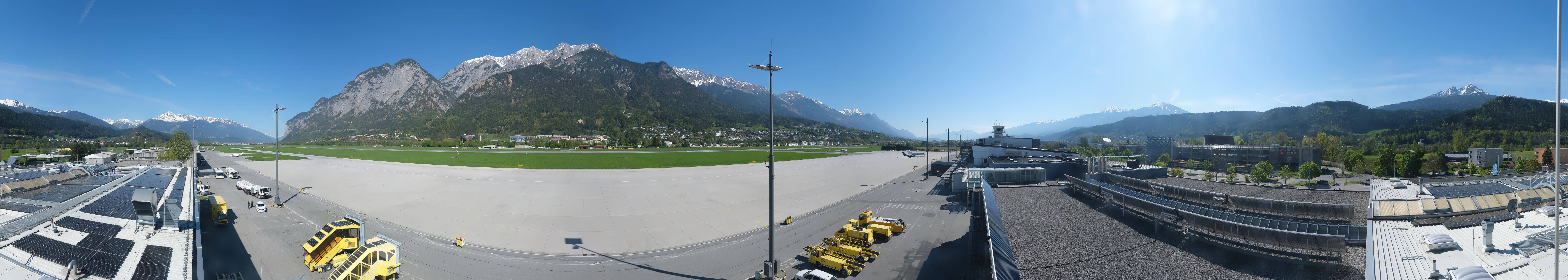 Archiv Foto Webcam Panorama Innsbruck Flughafen