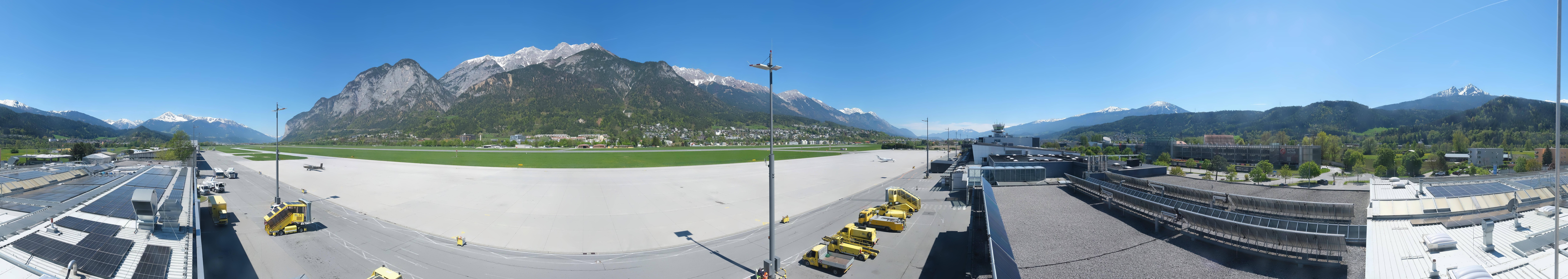Archiv Foto Webcam Panorama Innsbruck Flughafen
