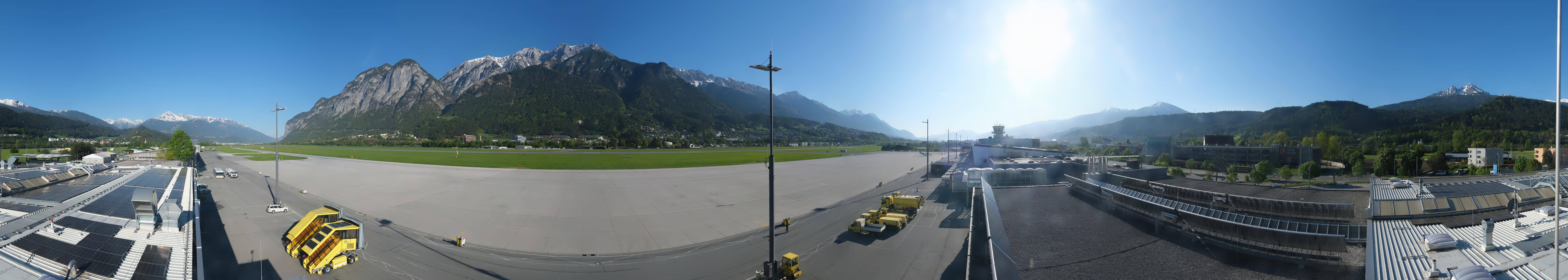 Archived image Webcam Airport Innsbruck Panorama