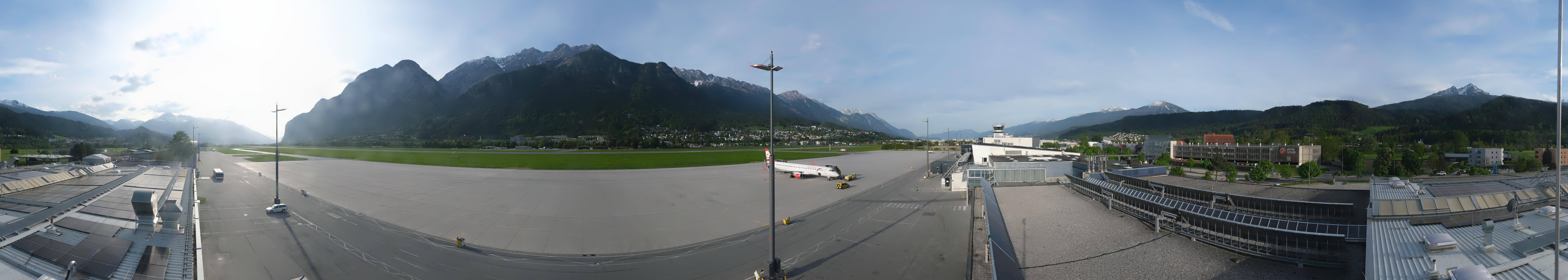 Archiv Foto Webcam Panorama Innsbruck Flughafen