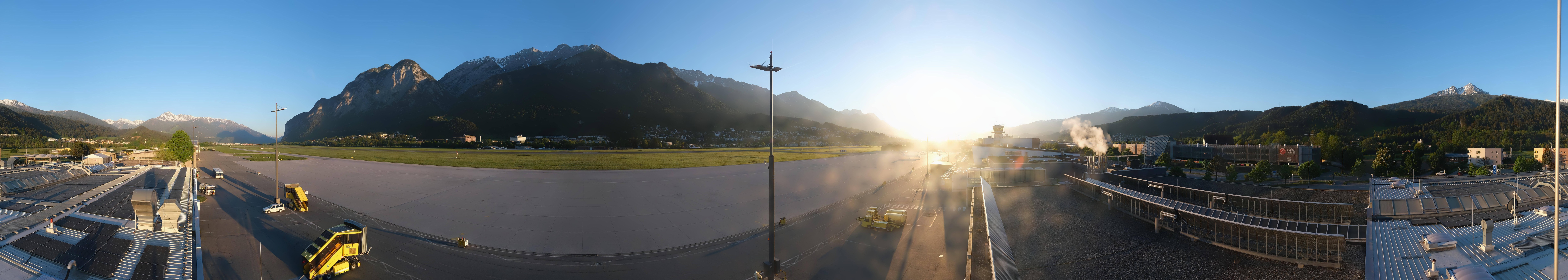 Archiv Foto Webcam Panorama Innsbruck Flughafen