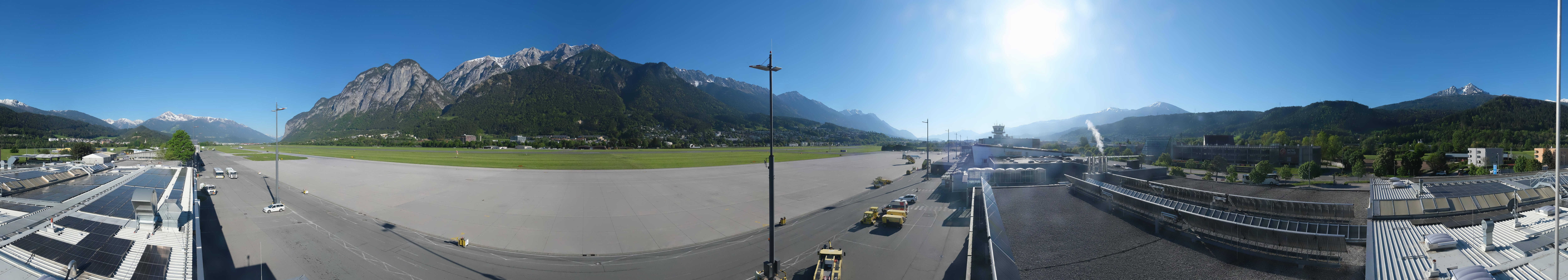 Archiv Foto Webcam Panorama Innsbruck Flughafen