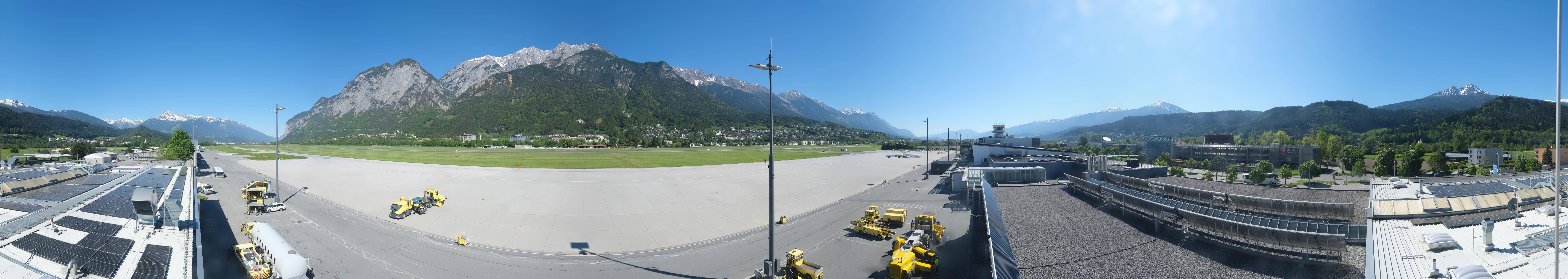 Archiv Foto Webcam Panorama Innsbruck Flughafen