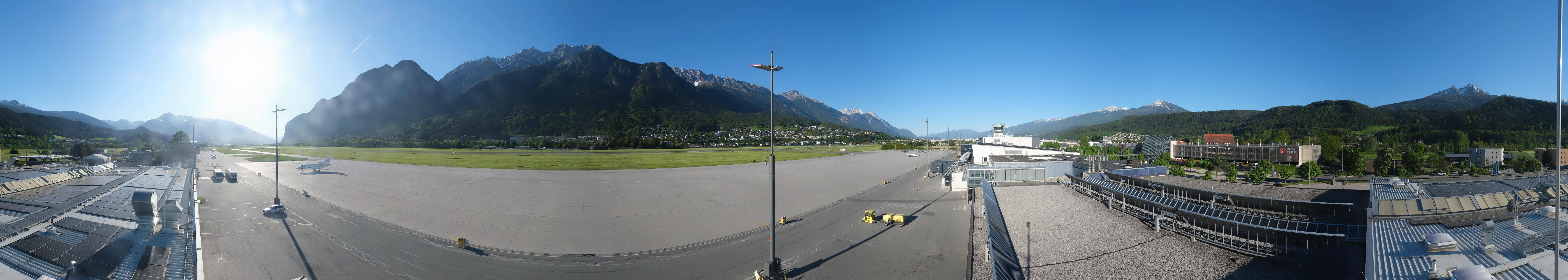 Archiv Foto Webcam Panorama Innsbruck Flughafen