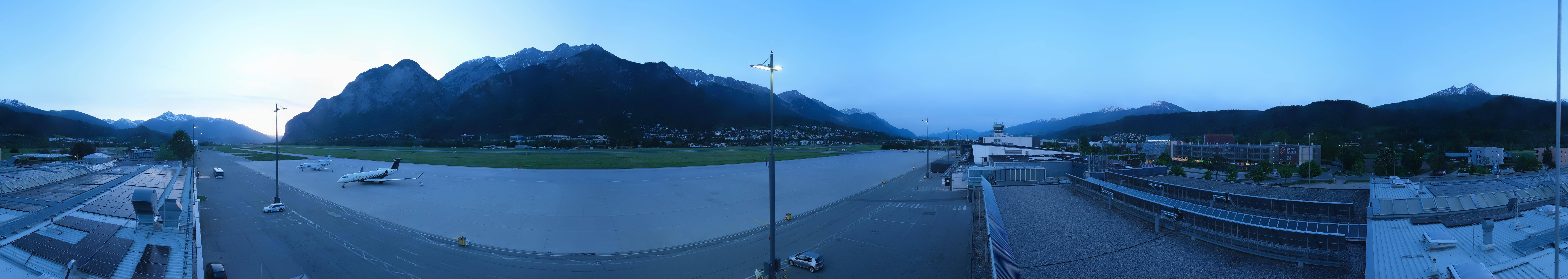 Archived image Webcam Airport Innsbruck Panorama