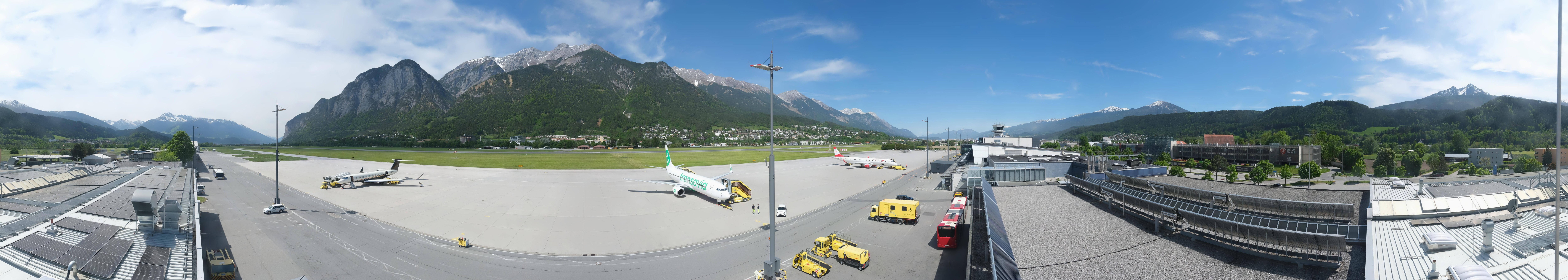 Archiv Foto Webcam Panorama Innsbruck Flughafen