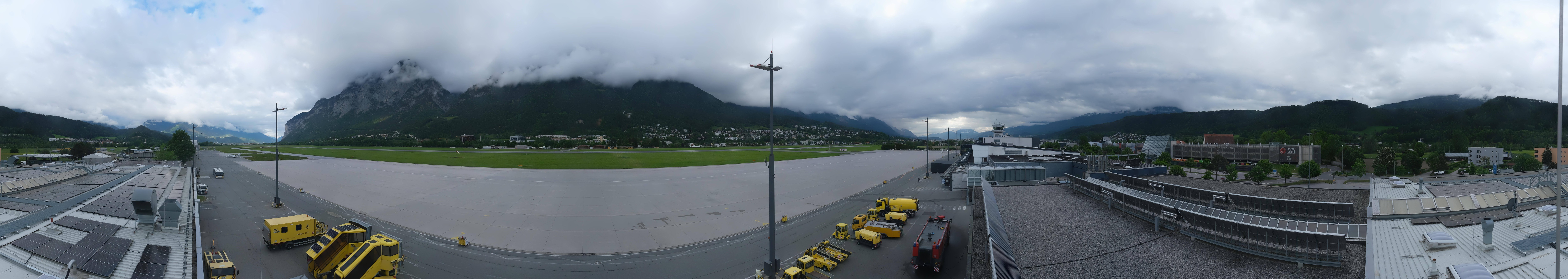 Archiv Foto Webcam Panorama Innsbruck Flughafen