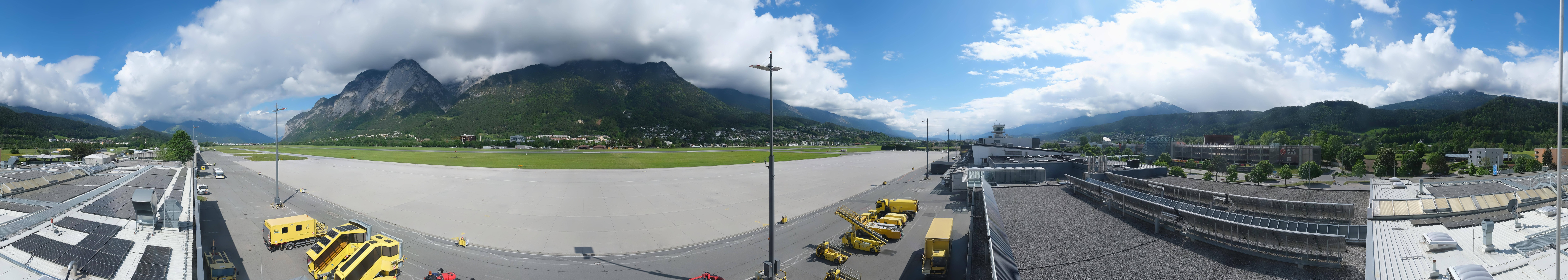Archiv Foto Webcam Panorama Innsbruck Flughafen
