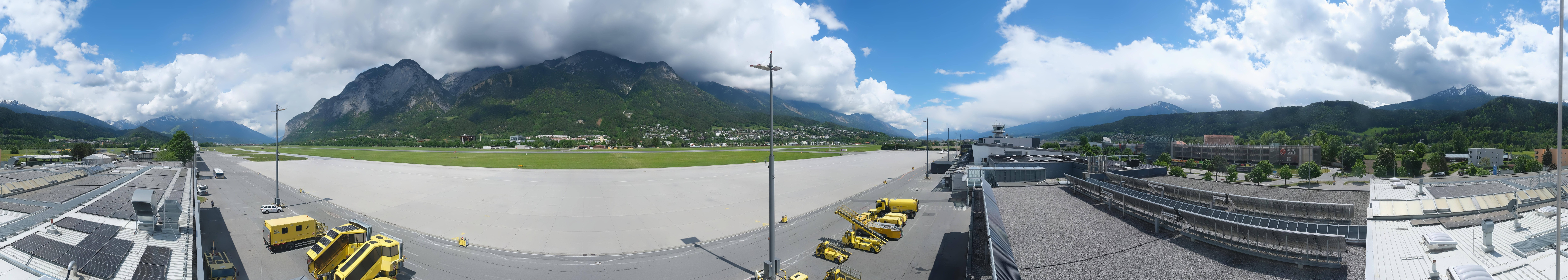 Archiv Foto Webcam Panorama Innsbruck Flughafen