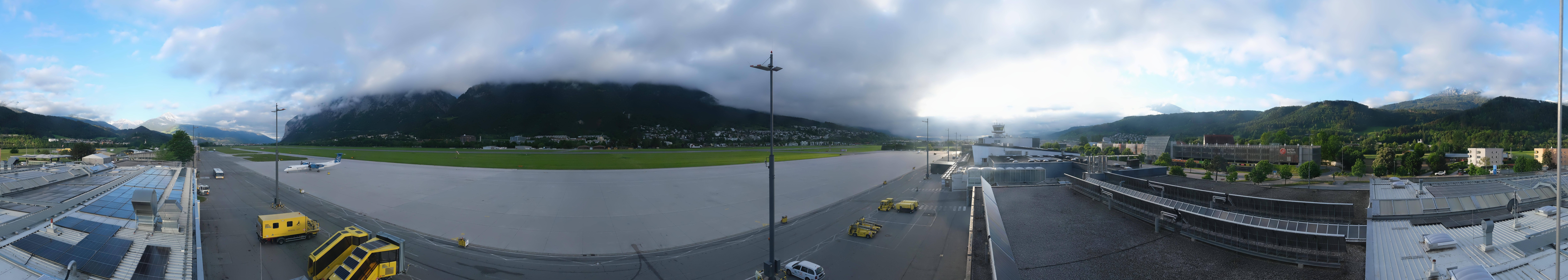Archiv Foto Webcam Panorama Innsbruck Flughafen