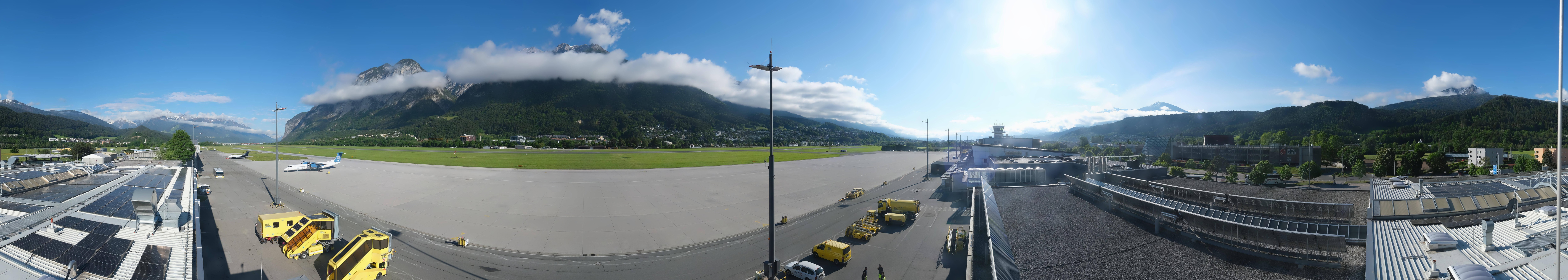 Archiv Foto Webcam Panorama Innsbruck Flughafen