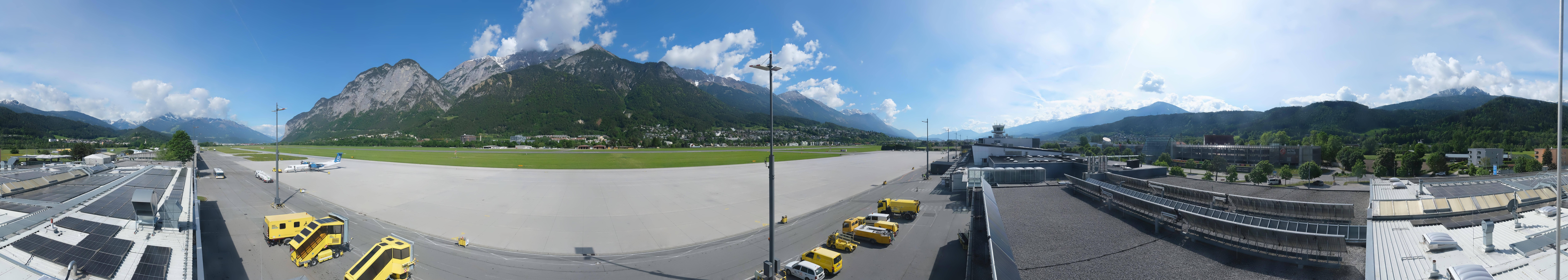 Archiv Foto Webcam Panorama Innsbruck Flughafen