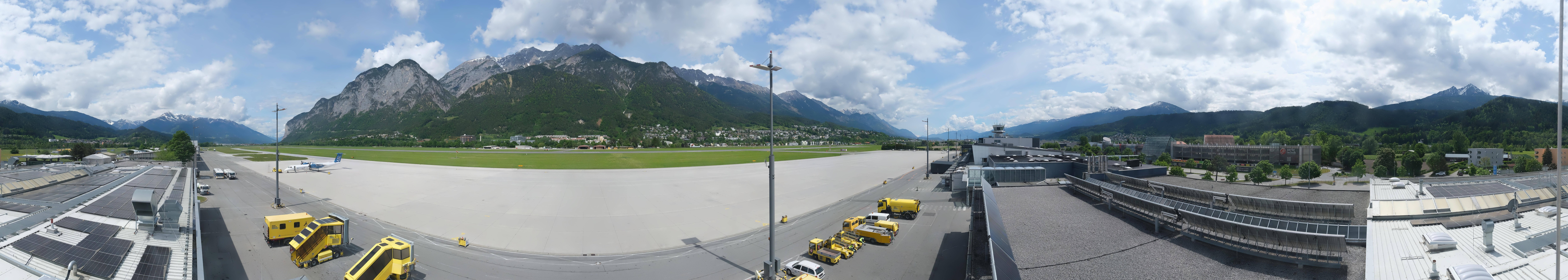 Archiv Foto Webcam Panorama Innsbruck Flughafen