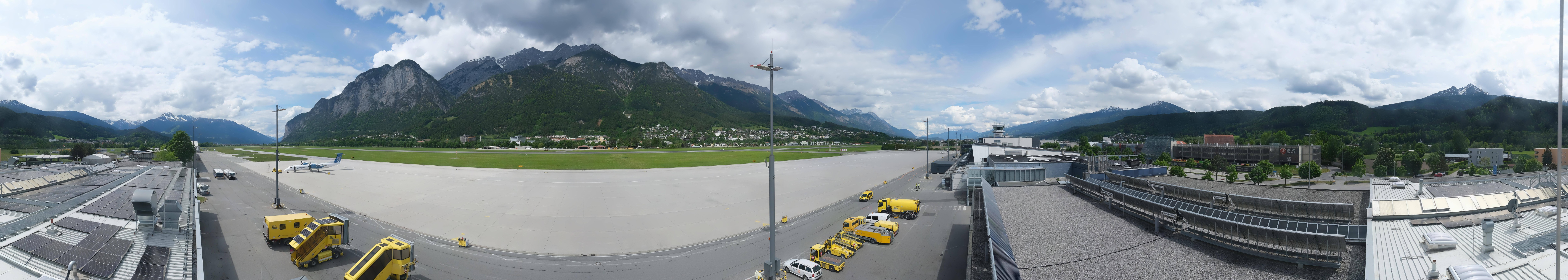 Archiv Foto Webcam Panorama Innsbruck Flughafen