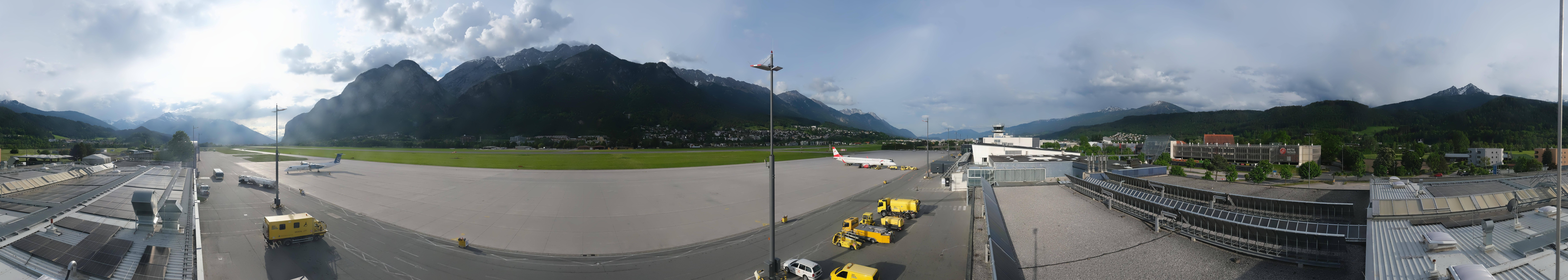 Archiv Foto Webcam Panorama Innsbruck Flughafen