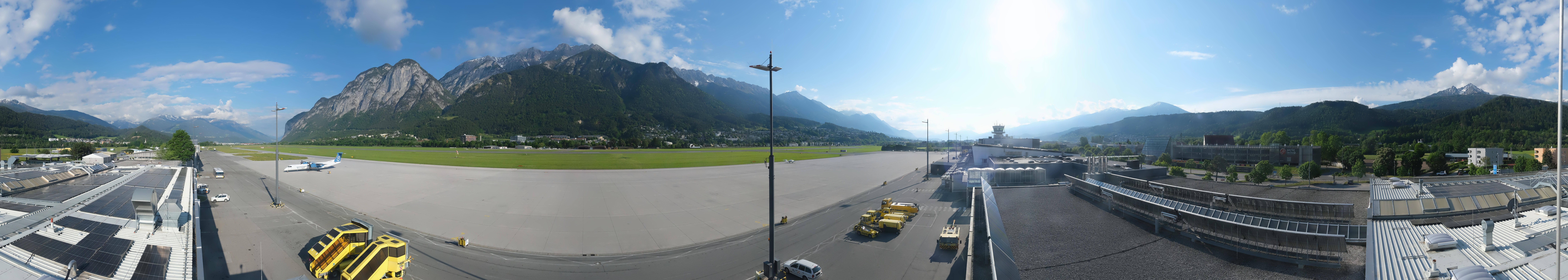 Archiv Foto Webcam Panorama Innsbruck Flughafen