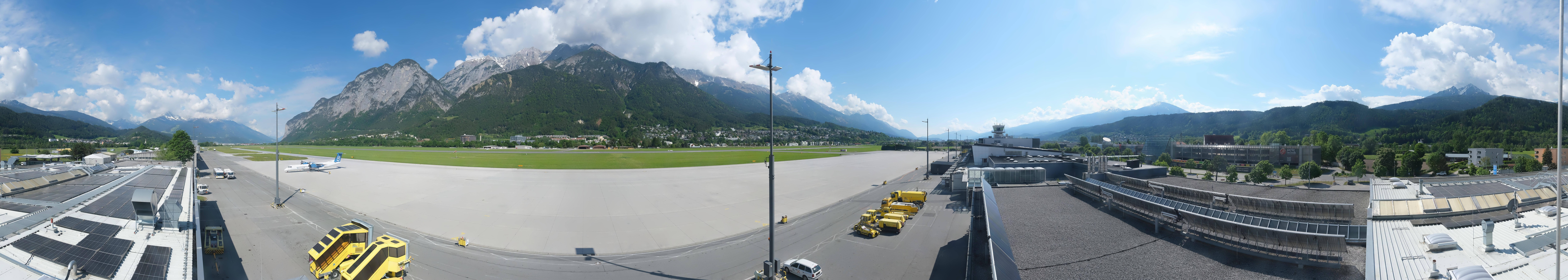 Archiv Foto Webcam Panorama Innsbruck Flughafen