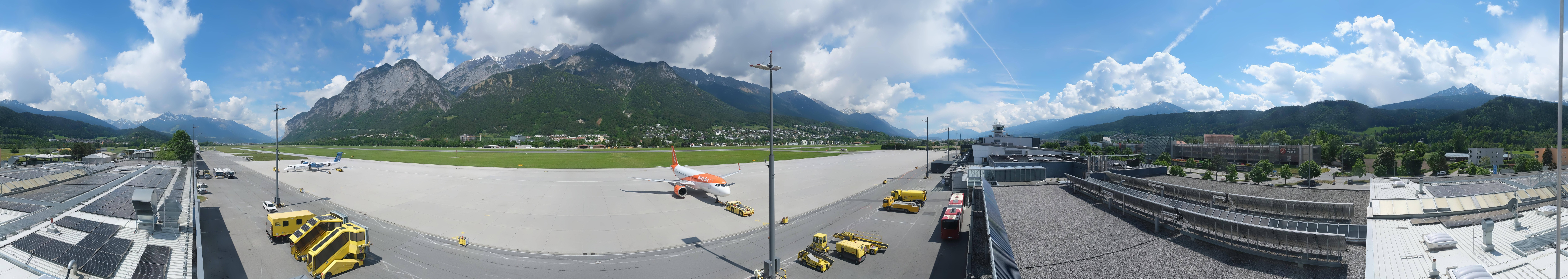 Archiv Foto Webcam Panorama Innsbruck Flughafen