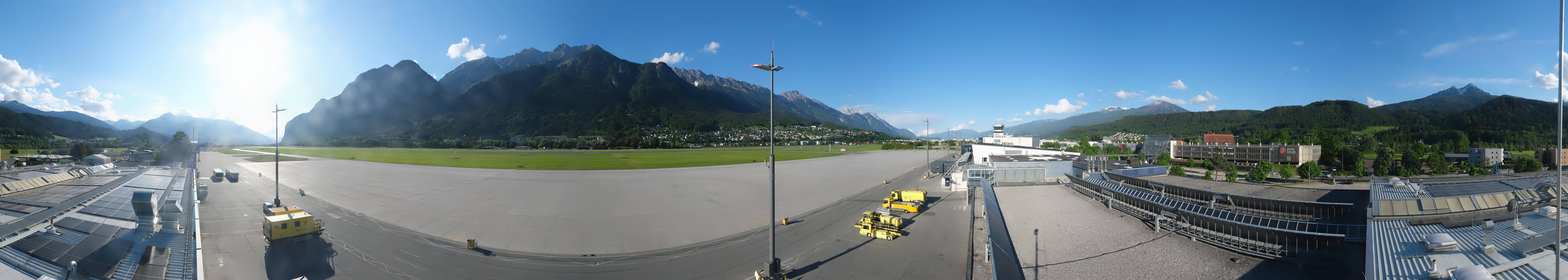 Archiv Foto Webcam Panorama Innsbruck Flughafen