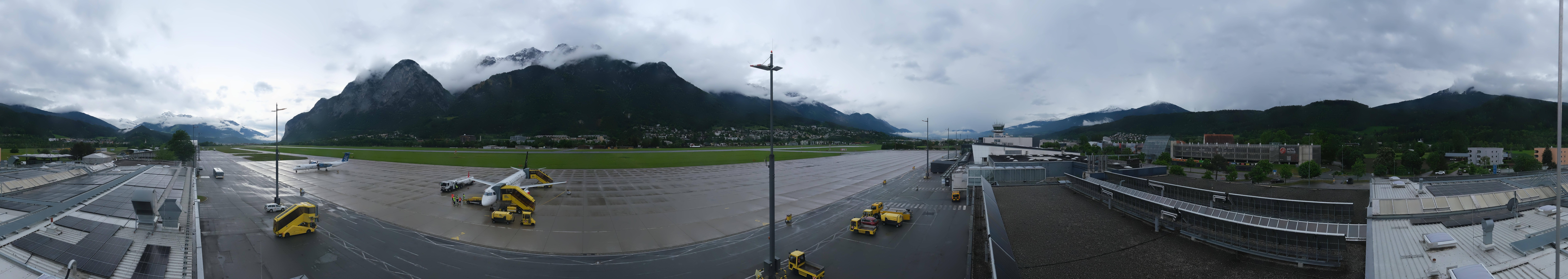 Archiv Foto Webcam Panorama Innsbruck Flughafen