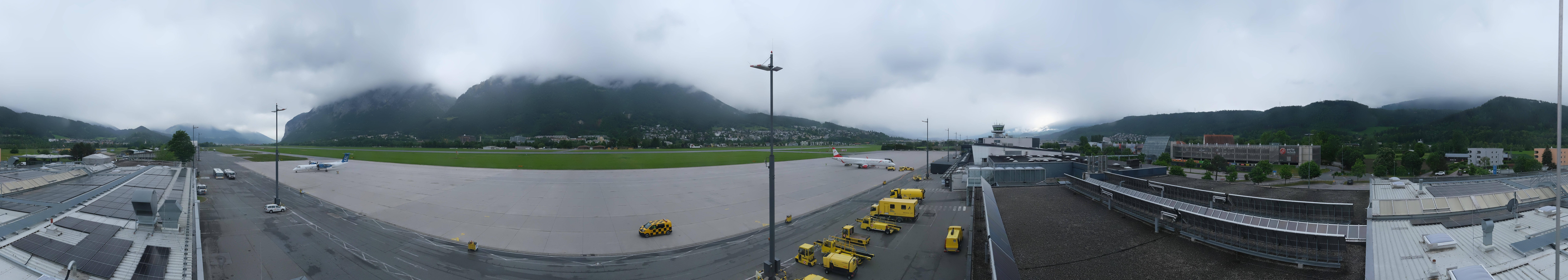 Archiv Foto Webcam Panorama Innsbruck Flughafen