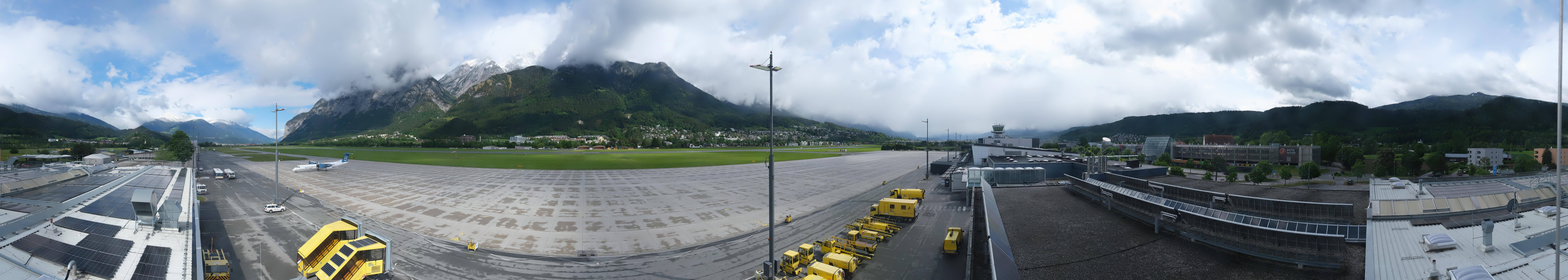 Archiv Foto Webcam Panorama Innsbruck Flughafen