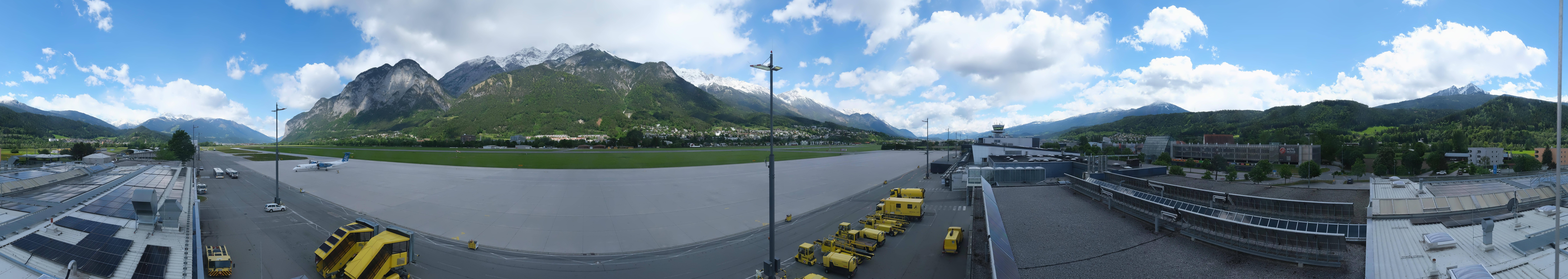 Archiv Foto Webcam Panorama Innsbruck Flughafen