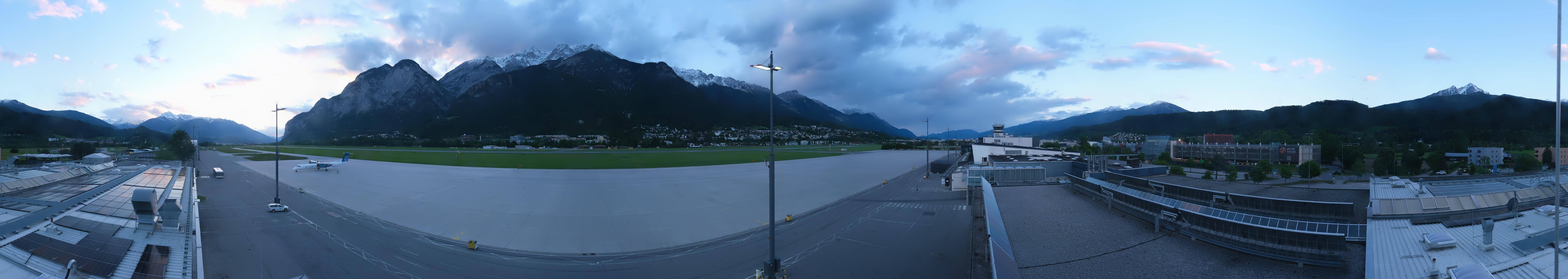 Archived image Webcam Airport Innsbruck Panorama