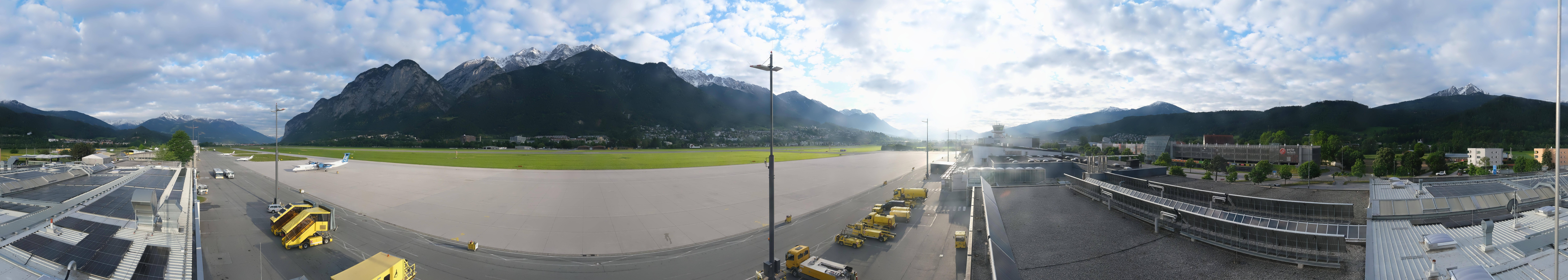 Archiv Foto Webcam Panorama Innsbruck Flughafen