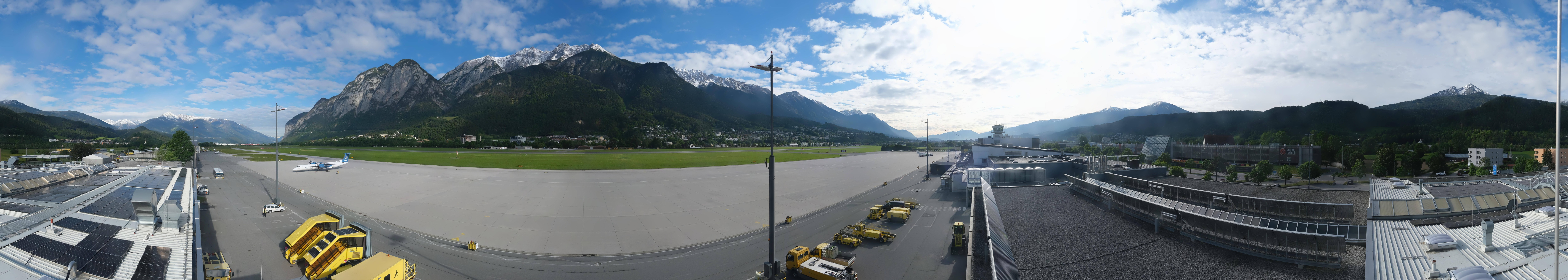Archiv Foto Webcam Panorama Innsbruck Flughafen