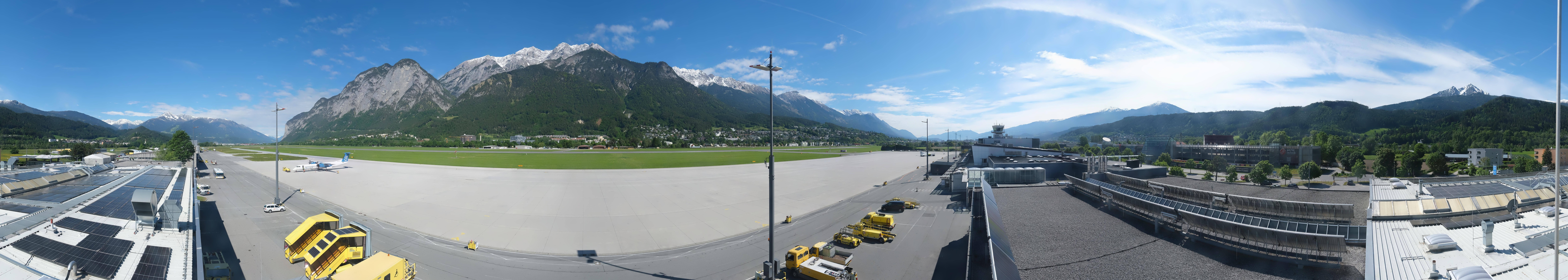Archiv Foto Webcam Panorama Innsbruck Flughafen