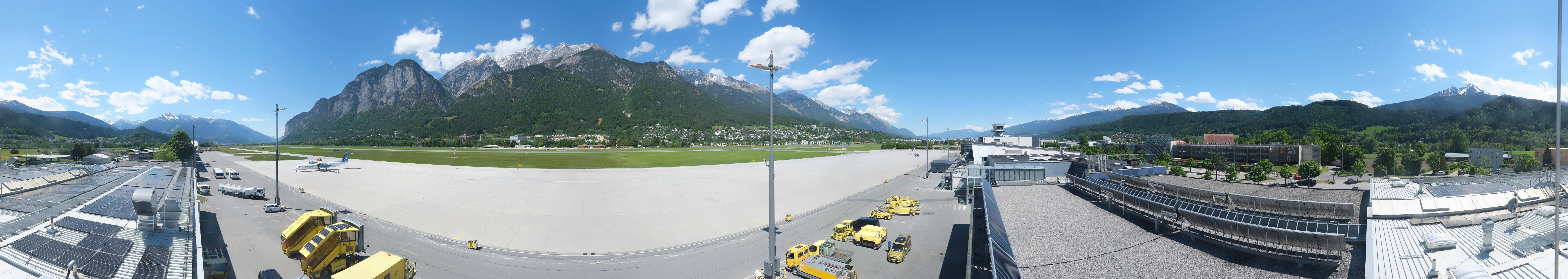 Archiv Foto Webcam Panorama Innsbruck Flughafen