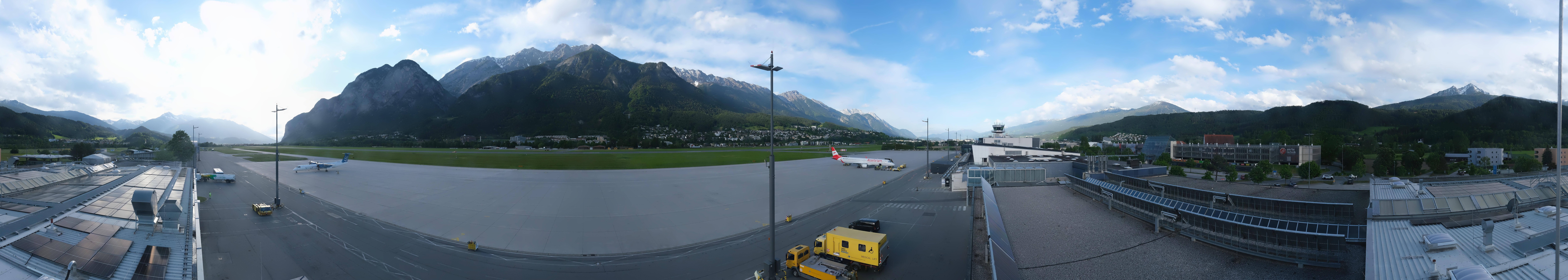 Archiv Foto Webcam Panorama Innsbruck Flughafen