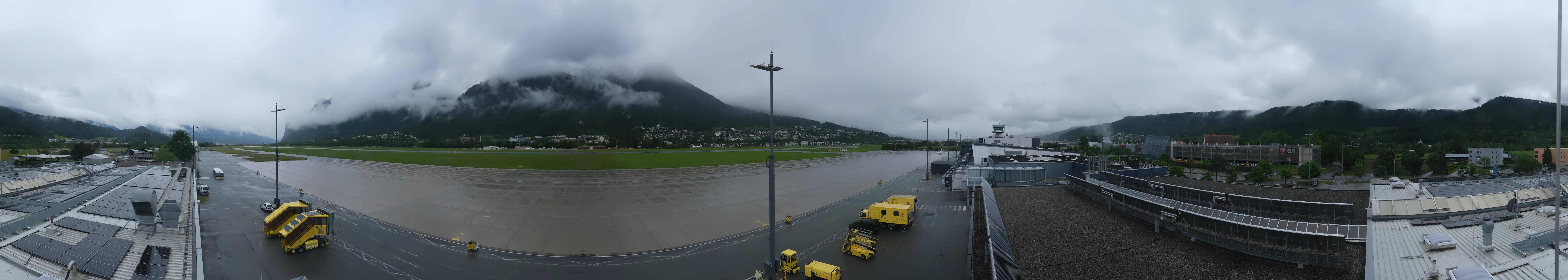Archived image Webcam Airport Innsbruck Panorama