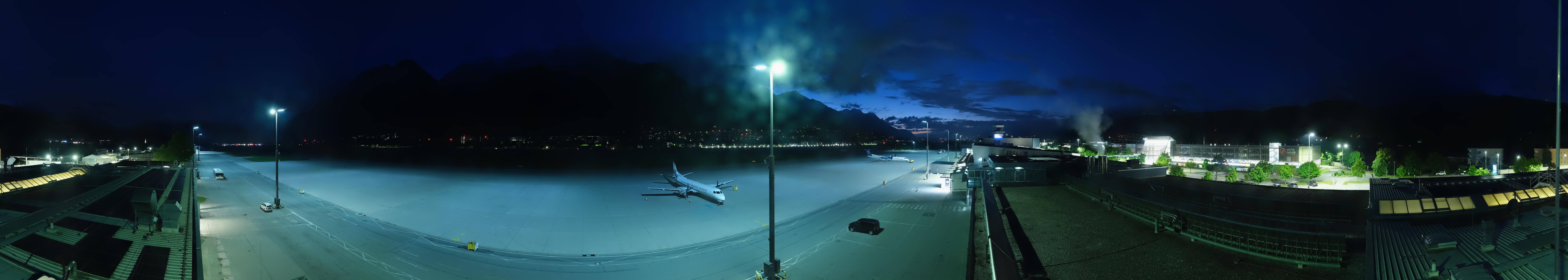Archived image Webcam Airport Innsbruck Panorama