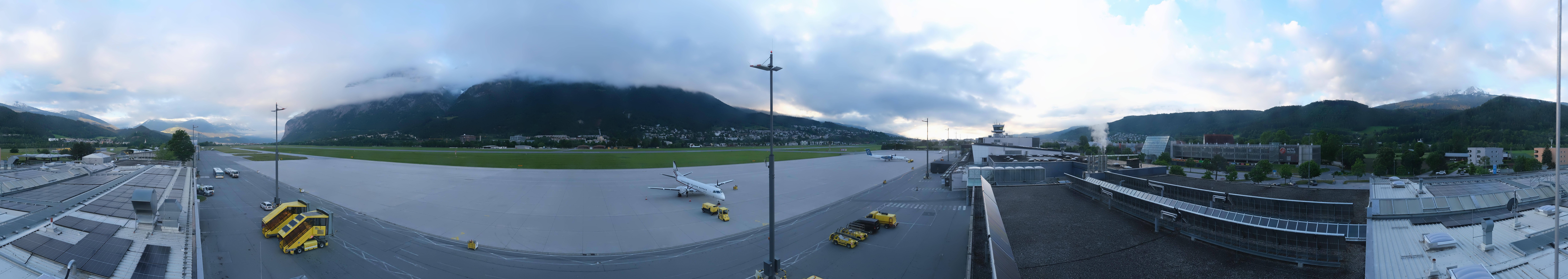 Archived image Webcam Airport Innsbruck Panorama