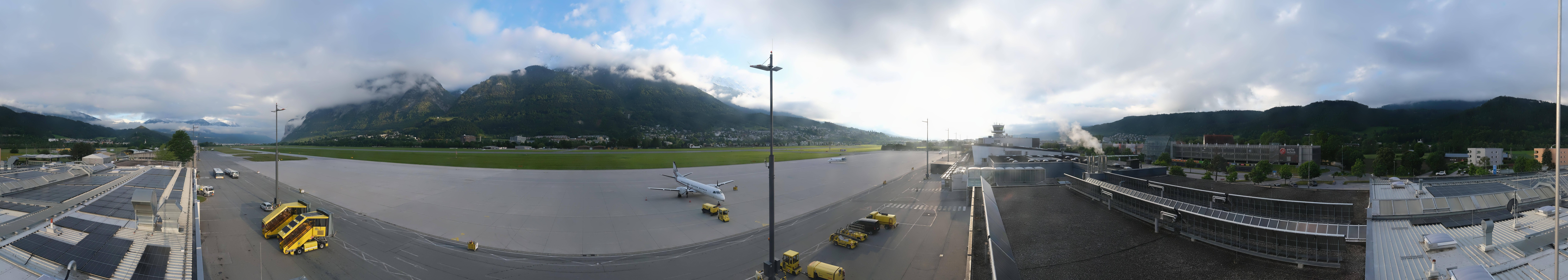 Archived image Webcam Airport Innsbruck Panorama